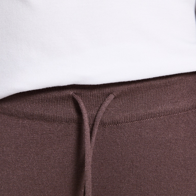 Knit soft pants "Jolina star" Brown